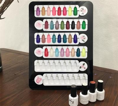 China Mosaic Manicure Nails Color Card Display Board Accessory For Acrylic Nail Gel Polish Display Book for sale