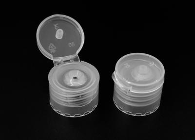 China 20 Inside Diameter Flip Top Lid / Screw Plastic Top Cap For Clear PET Bottles for sale