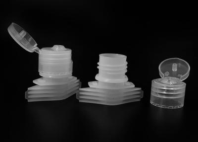 China Plastic Spout Nozzle 46.5mm Flip Top Dispensing Cap for sale