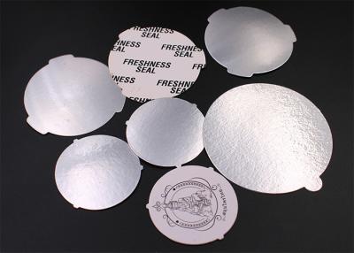 China Soldando los sellos del papel en caliente de aluminio de la inducción 0.6m m fáciles pele apagado en venta