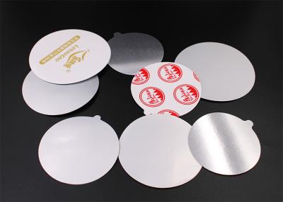 China Composited Laminated Aluminium Foil Lid 1.3mm Induction Bottle Foaming Cap Seal for sale