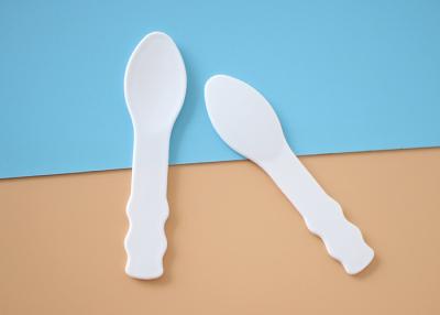 China 7cm Particular Makeup Plastic Spatula Spoon For Paste Clay for sale