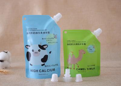 China 100ml Liquid Stand Up Spout Pouch Packing Soybean Milk for sale