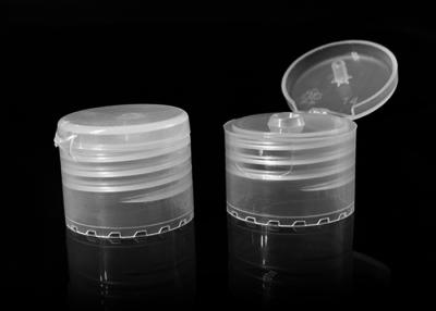 China Non Spill 18mm Plastic Flip Top Cap Makeup Bottle Packaging for sale