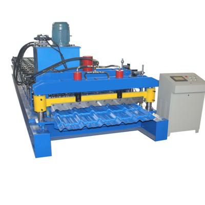China glazed tile roll forming  machine metal sheet roof panel roll forming machine/roof press making machine for sale