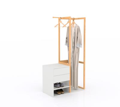 China Assembly Required Wooden Clothes Wardrobe - Perfect for Home Storage Organization à venda