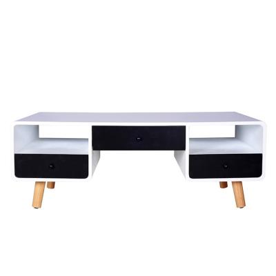 China KD Package 32.5KG Multifunctional Solid Wood Coffee Tables for sale