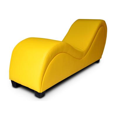 China Bedroom Yellow Strong Spring 165CM Length Sex Sofa Chairs for sale
