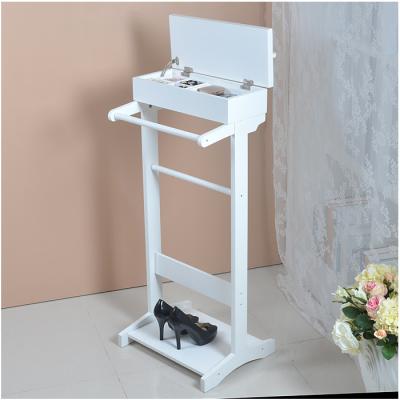 China MDF Wooden Dressing Valet Stand For Coats Organizer for sale