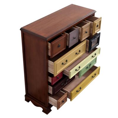 China Multi Layer 110cm Height Drawer Storage Cabinet MDF Panel For Toy for sale