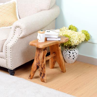 China OEM Practical Cedar Solid Wood Stool Natural Chinese Fir 5.8kg for sale