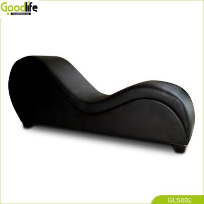 China Ergonomic Leather Sex Sofa Chair 170cm Length Adult Couple Wooden PU for sale
