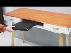 75cm Solid Wood Computer Desk MDF Board Finger Joined 0.157m3
