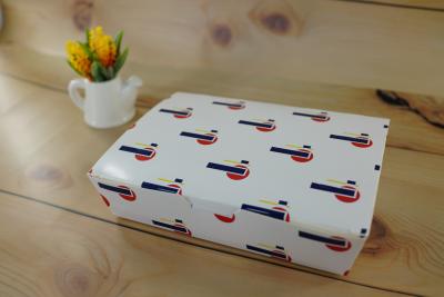 China Bandejas de papel descartáveis do sushi para o espaço das bandejas do cachorro quente do papel do serviço do alimento - economia à venda