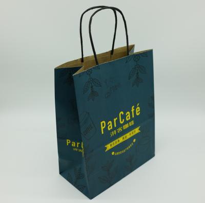 China Elegant Personalized Paper Shopping Bags Store Supermarket Fully - Customisable for sale
