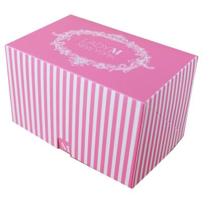 China Cookies Cupcakes Paper Bakery Boxes Paperboard Promotion Customized Color for sale