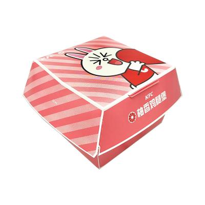 China Cone do papel da caixa de papel de empacotamento de alimento do produto comestível para o cofre forte branco de Kraft do gelado à venda