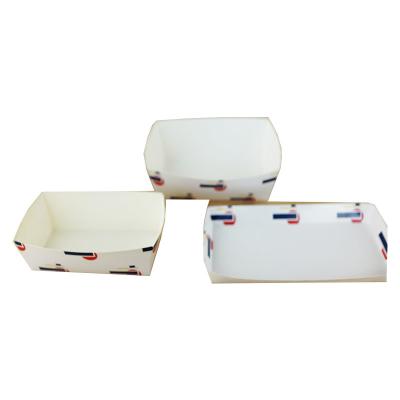 China Flat Transportation Paper Food Trays Compostable Optional Material High Efficiency for sale