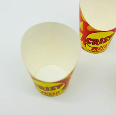 China Foldable Chicken Nuggets PLA Paper Cup Disposable PBS Lamination Recyclable Packing for sale