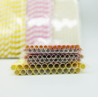 China Drinking Flexible Paper Straws , Paper Straws Recyclable Restaurant Supply Paper Products for sale