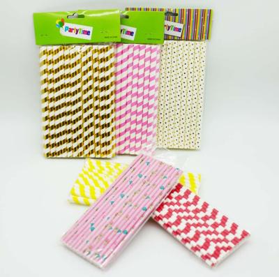 China Food Service Paper Supplies Recycled Paper Straws , Biodegradable Paper Straws for sale
