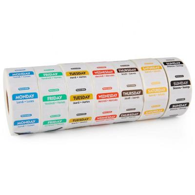 China Thermal Printing Restaurant Label Stickers Waterproof Customized Size Eco - Friendly for sale