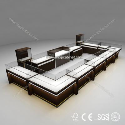 China 2015 HOT selling glass display showcase/jewelry display showcase for sale for sale