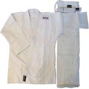 Китай Белые боевые искусства кимоно дзюдо одевают куртка и штаны для малышей, людей продается