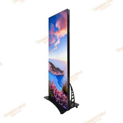China Mirror Panel LED Poster Screen Indoor Advertising Display P2.5 for sale