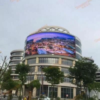 China Tela de malha led de publicidade de alto brilho IP65 externa P15,625 mm à venda