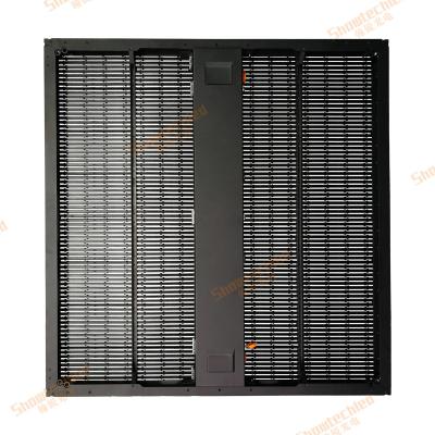 China 3840Hz Building LED Transparent Film Screen Window LED Stage Background Curtain for sale
