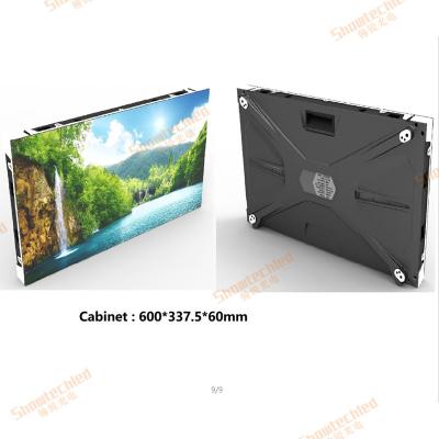 China Pequeña pantalla LED de la echada del pixel de P1.5 UHD 384 x 216 pantallas de visualización para la publicidad en venta