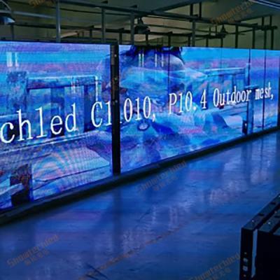 China 19kg LED Display Screen For Advertising Outdoor Transparent LED Display 6000nits for sale