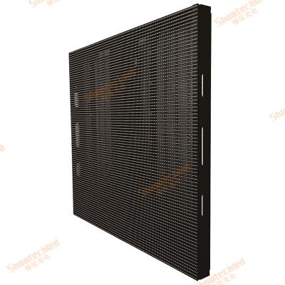 中国 6500cd/M2 3D LED表示スクリーン3840Hz LEDの網目スクリーン屋外の1000 x 1000mm 販売のため