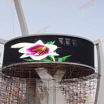 China Aluminum Facade P10 Smd Outdoor LED Display Advertising LED Screen Waterproof for sale