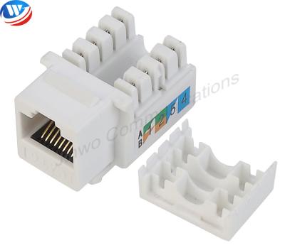 China 90 Degree Rj45 Punch Down Jack Gold Plating Toolless Keystone Jack for sale