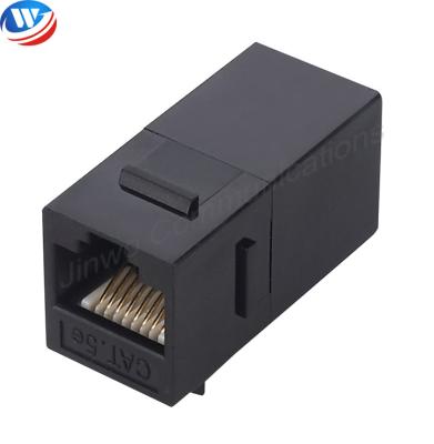 China ISO9001 Rj45 Shielded Jack ABS Cat5e Keystone Jack Inline Coupler Connector Adapter for sale