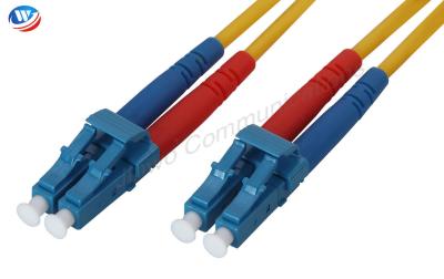 China 9/125 LC al remiendo de la fibra con varios modos de funcionamiento del LC telegrafía el cordón de remiendo de la red OFC de FTTB en venta