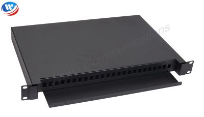 Китай Тип держателя 1U стены пульта временных соединительных кабелей волокна LC дюйма 48 LAN 19 гаван продается