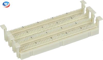 China PC Meterial 110 Wiring Blocks Without Leg Cream White 100 Pair for sale