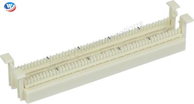 China Telecommunication 50 Pair 110 Block Patch Panel Connector Wall Mounted for sale