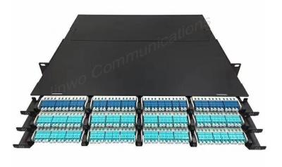 China MPO Fiber Optic Patch Panel 10G 40G 100G Data Center Cabling Solutions for sale