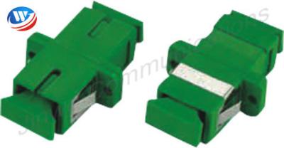 Китай SC соединителей переходников оптического волокна PVC к зеленому цвету LC однорежимному симплексному продается