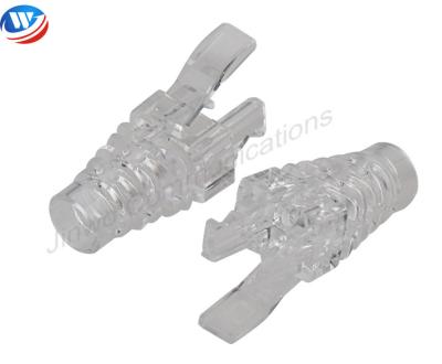 China Polycarbonate Modular Plug Boot Transparent Rj45 Connector Metal Shielded for sale