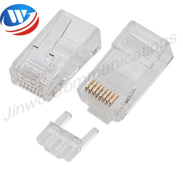 China Networking Cat6 Rj45 Connector Plug Gold Plating 8P8C Modular Plug for sale