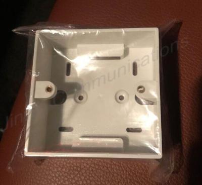 China 80mm 40mm Network Faceplate German Type 2 Port Faceplate for sale