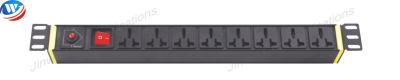China F Type 19 Inch Rack Mount PDU With 1.8m Schuko Lead Industrial for sale