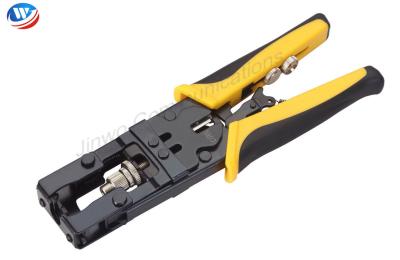 China BNC Crimping Pliers Electrical Compression Extrusion Type Black Steel Cable Crimping Tool for sale