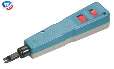 China ABS Handle Network Crimping Tool Blue Punch Down Tool With 110 And 66 Blades for sale