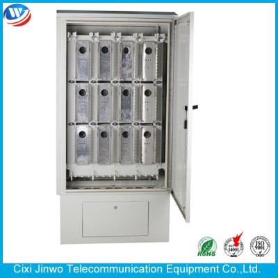 China 2400 Pair Floor Network Cabinet Double Doors Telecommunication Distribution Box for sale